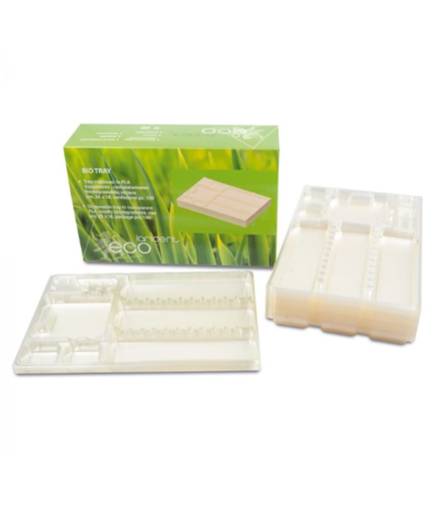 BANDEJAS ECO BIODEGRADABLES 100UN LARIDENT