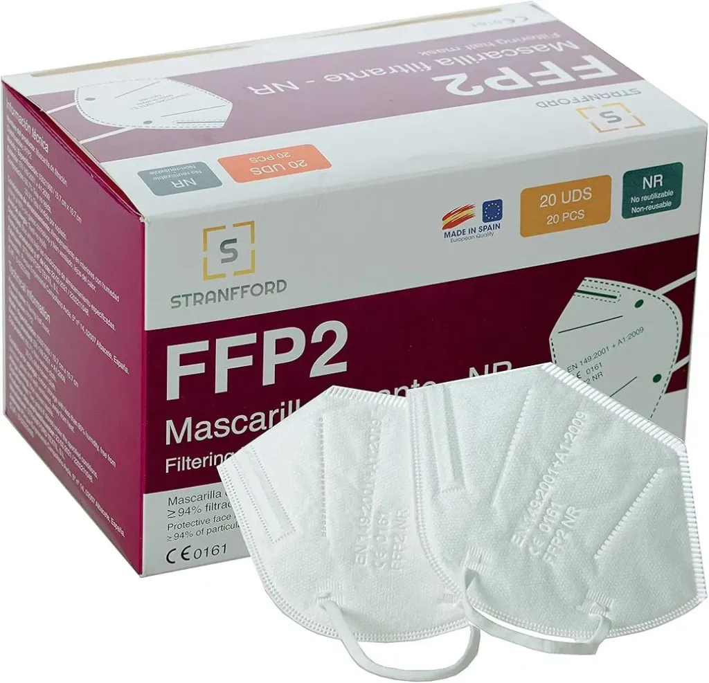 MASCARILLAS FFP2 BLANCAS 20 UD. STRANFFORD