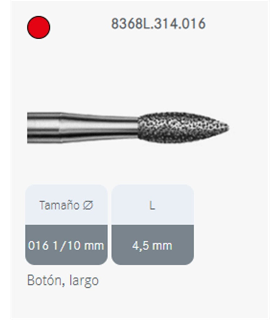 FRESA DIAM. 8368L/314/016 KOMET