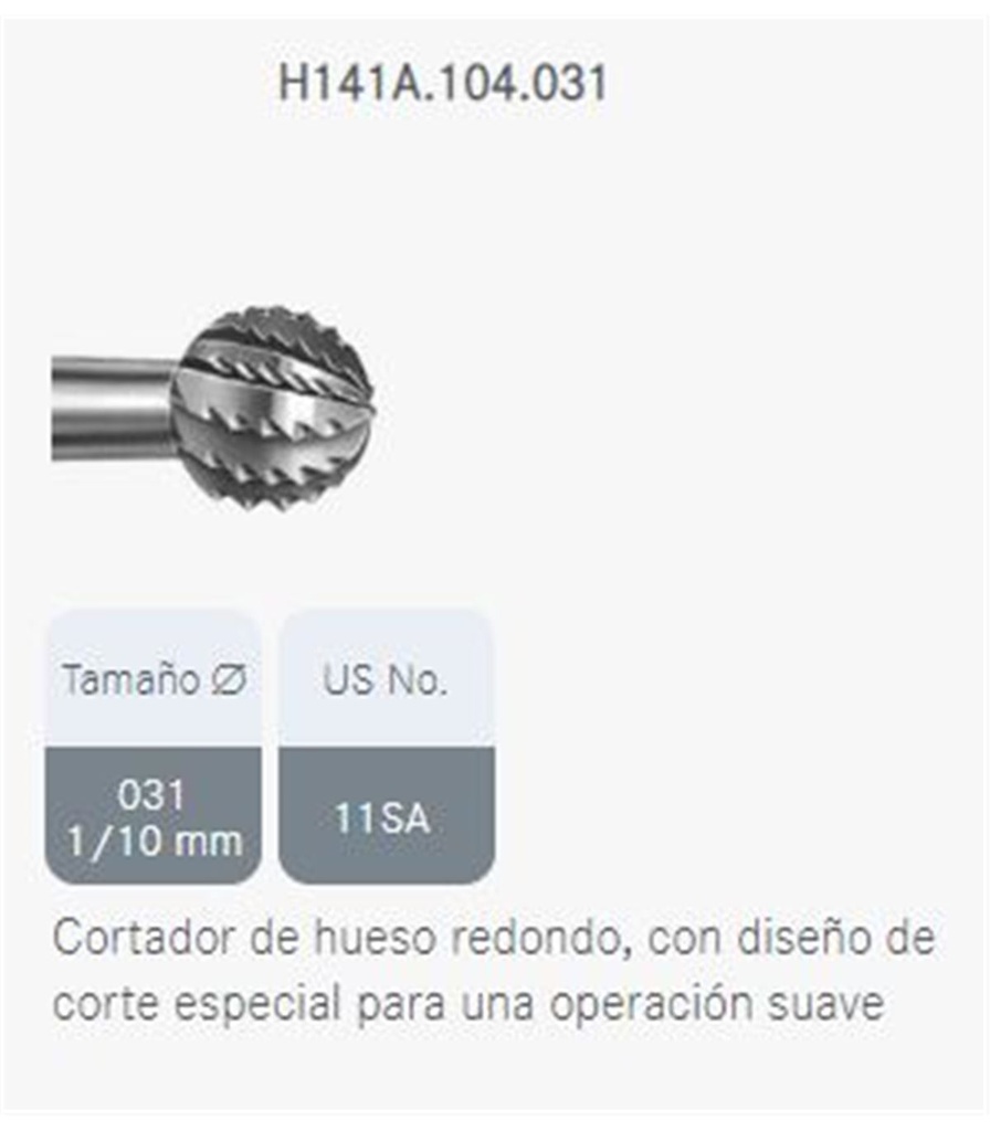 FRESA TUNG. H141A/104/031 KOMET
