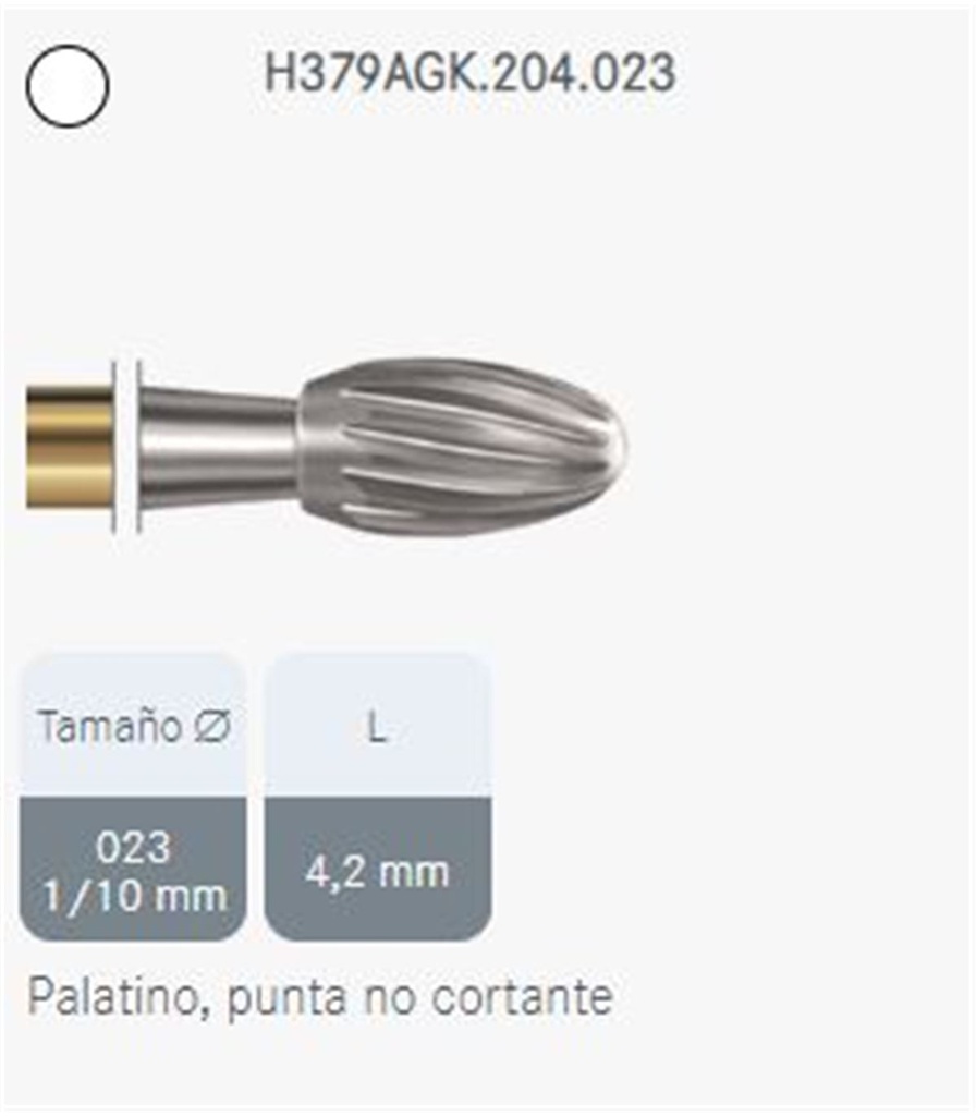 [094367] FRESA TUNG.H379AGK/204/023 KOMET