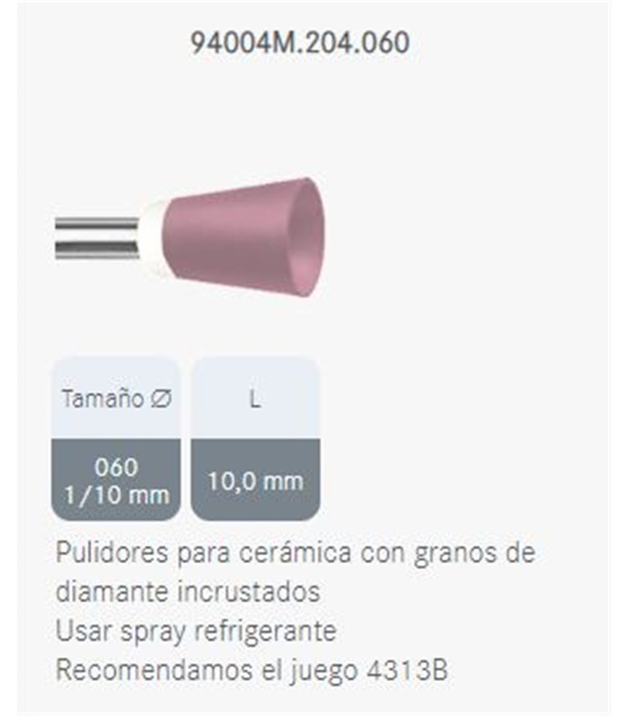 PULIDORES DIAMANTE CERAMICA 94004M-204-060 KOMET