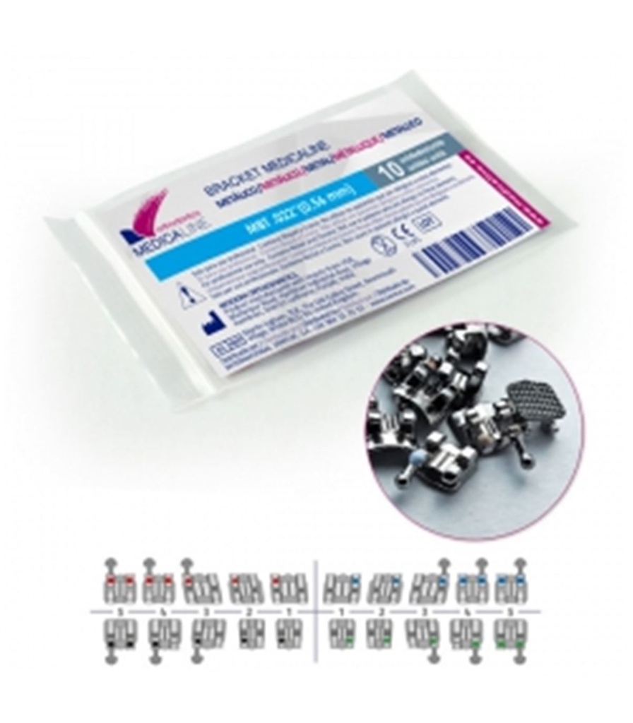 BRACKET METAL MINI ROTH 018 KIT MEDICALINE
