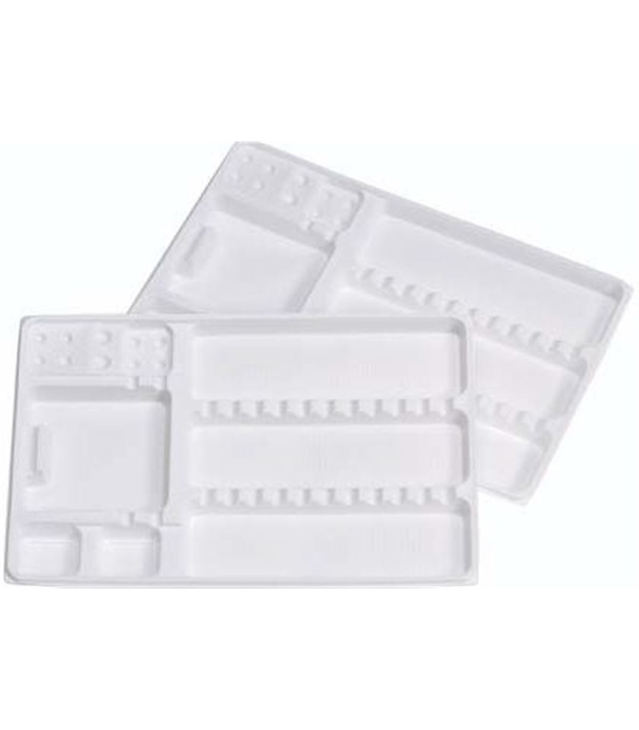 [060213] BANDEJAS DESECHABLES BLANCAS 28X18 400U MEDICALINE