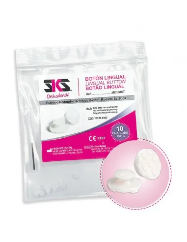 [181266] BOTON LINGUAL REDONDO ESTETICO 10u SKS