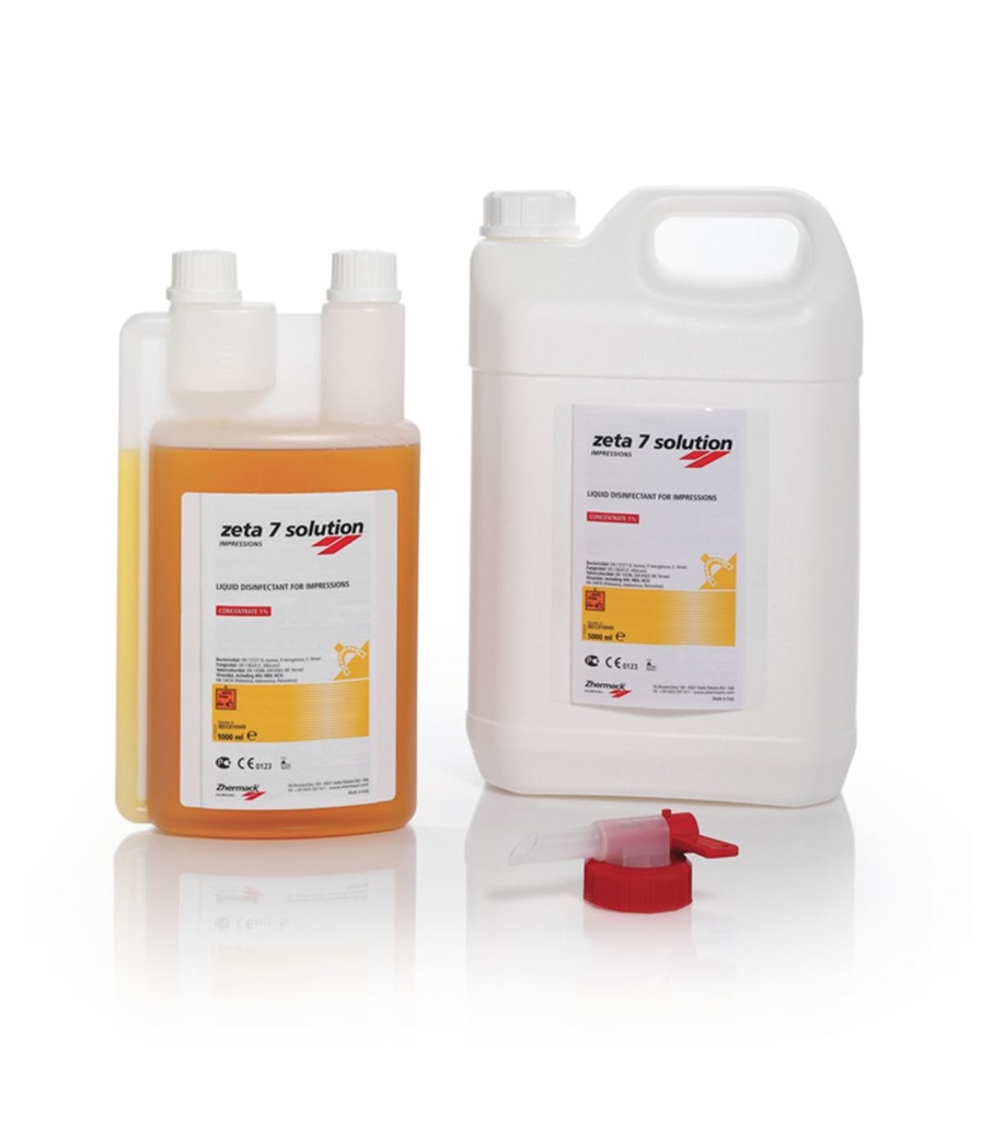 ZETA 7 LIQUIDO DESINFECCION CUBETAS 1L ZHERMACK