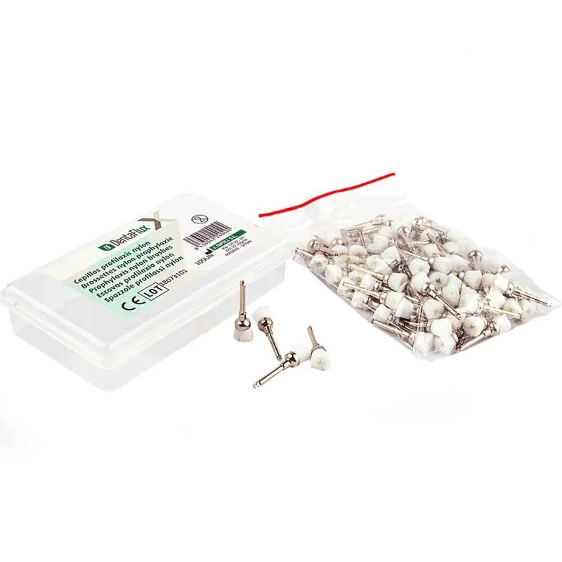 [140144] CEPILLOS PROFILAXIS ROSCA DENTAFLUX 100UDS