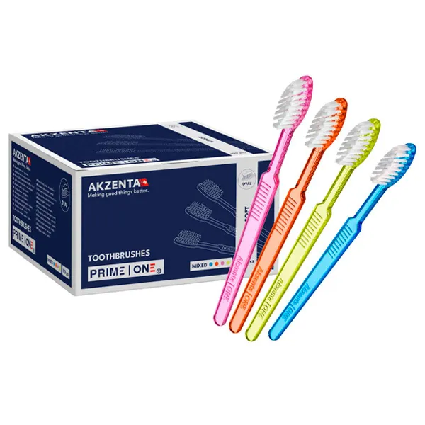 [141011] CEPILLOS TOPBRUSH CON PASTA 100u. SURT. AZKENTA