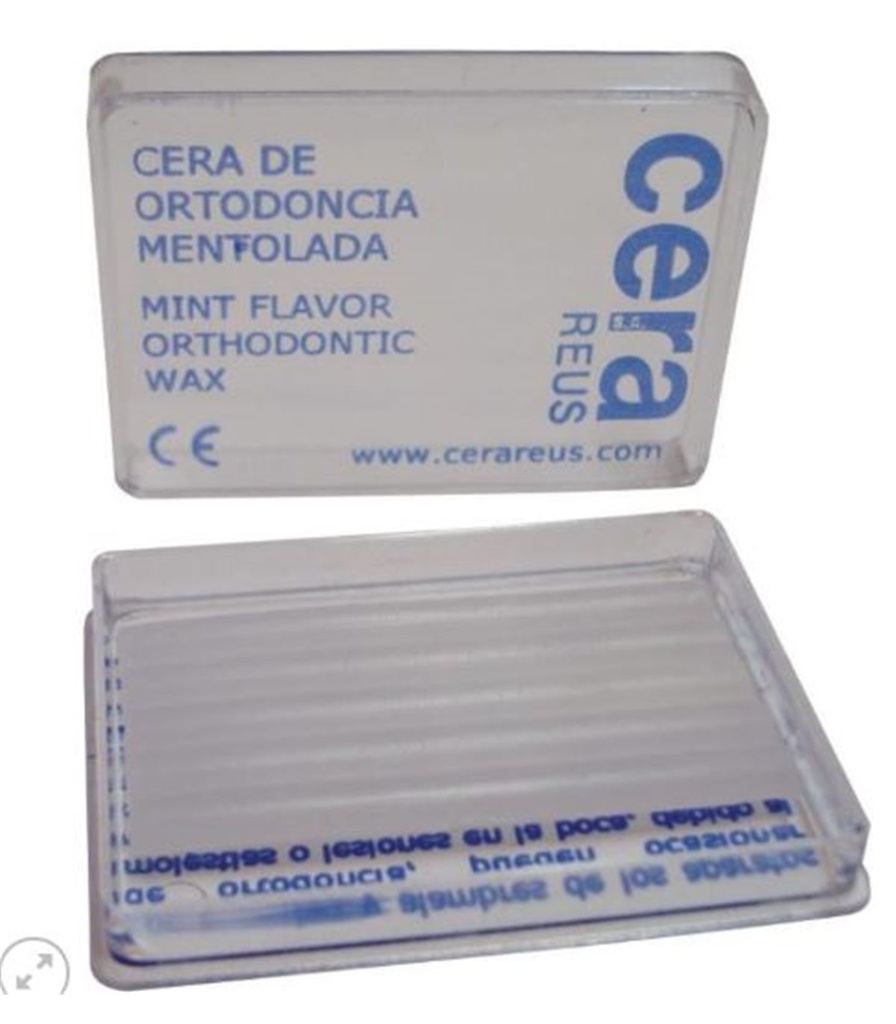 [180538] CERA ORTODONCIA MENTOLADA 5 BARRAS REUS