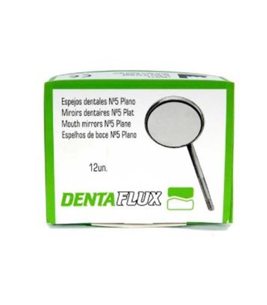 [110490] ESPEJOS Nº5 RODIO 12UN CS DENTAFLUX ES5RCS