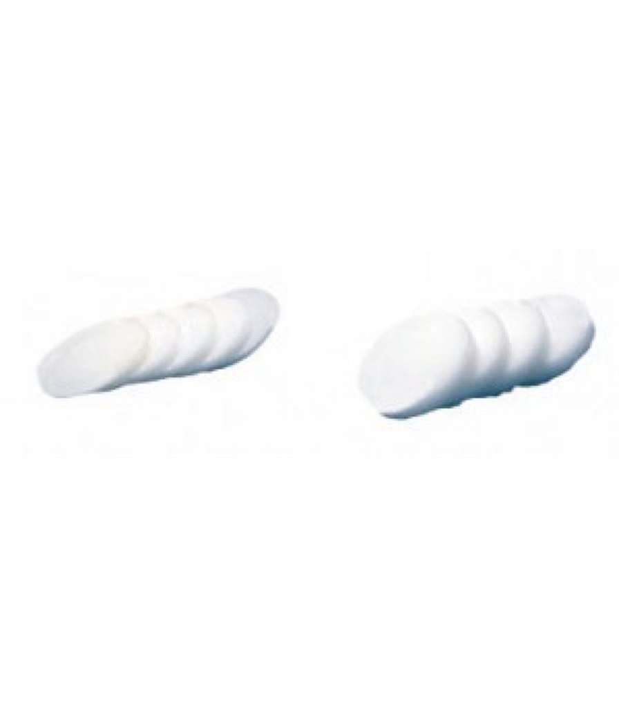 [082015] ESPONJAS BLANCAS 25 UDS. 1MM REDONDAS LARIDENT