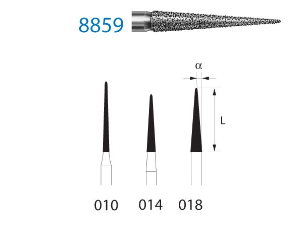 FRESA DIAM. 8859/314/018 KOMET