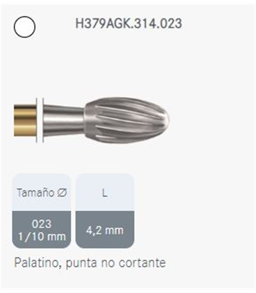 [094368] FRESA TUNG.H379AGK/314/023 KOMET