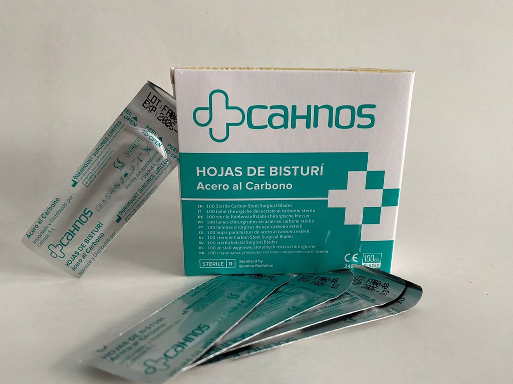 [111755] HOJAS BISTURI Nº 15 100u DENTIPAK