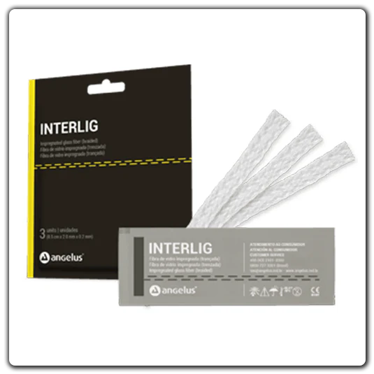 [181006] INTERLIG FIBRA VIDRIO TRENZADA 3x8.5cm ANGELUS