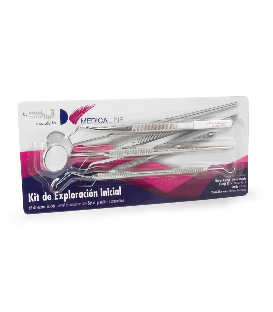 [111186] KIT DIAGNOSTICO (PINZA+ESPEJO+EXPLORADOR) MEDICALINE