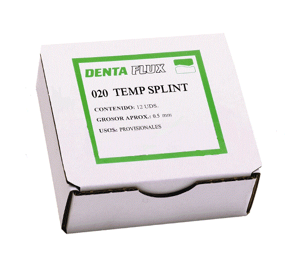 [101108] PLANCHAS TEMP. SPLINT 020 TRANSP. RIG. 0,5 MM. DEN