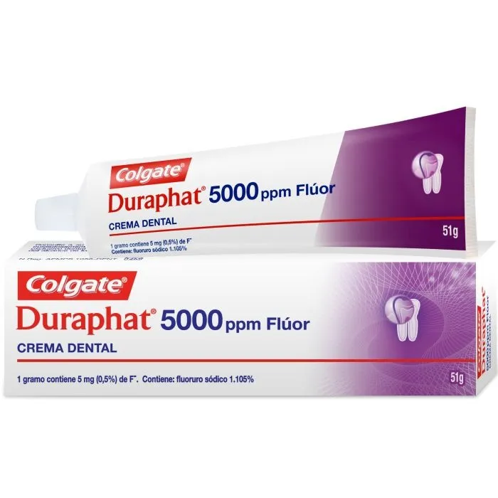DURAPHAT 5000 CREMA DENTAL FLUOR 51GR. - COLGATE