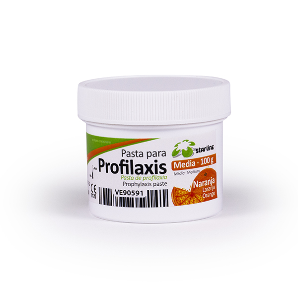 PASTA PROFILAXIS NARANJA G. MEDIO 100G. STARLINE