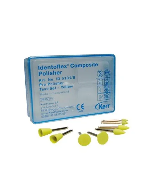 [163065] FRESAS Y PULIDORES IDENTOFLEX COPA AMARILLAS ID5081/12