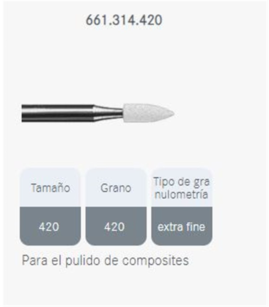 ABRASIVO VERDE 661/314/120 KOMET 10u.