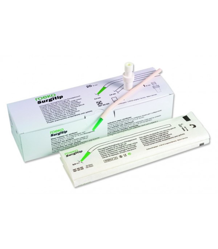 SURGITIP ASP.QUIR.2,5MM. 20 UD. ROEKO
