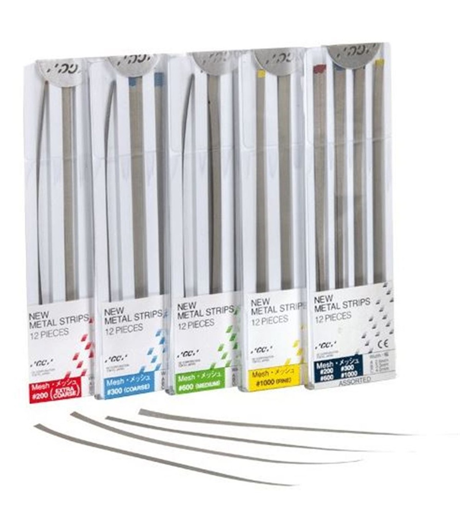 [160091] TIRAS METAL STRIP N.300 SURT AZULES 12UD GC 000255