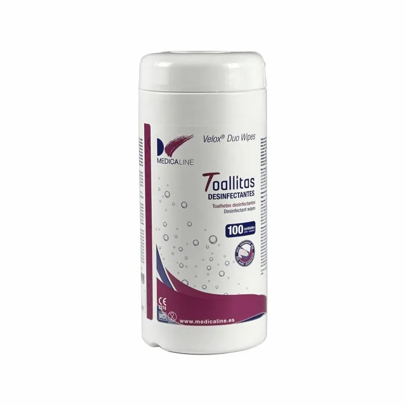 [075010] TOALLITAS DESINFECTANTES BOTE 100 UD. MEDICALINE