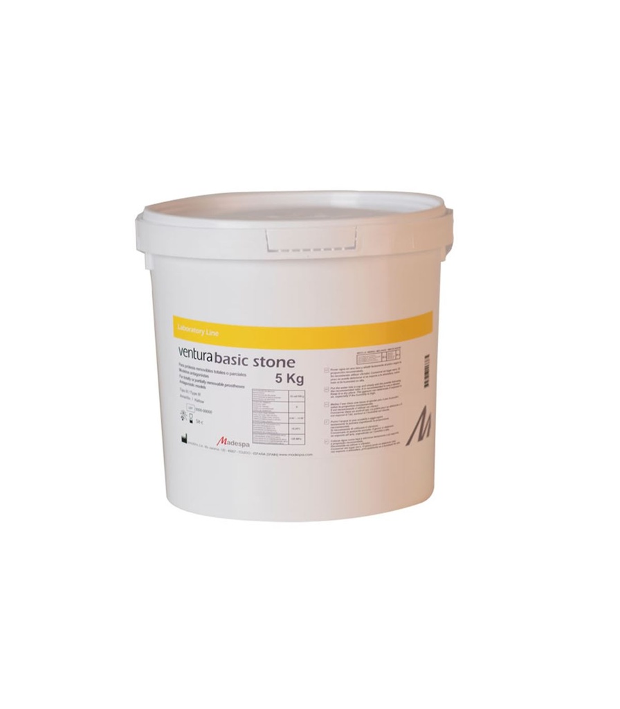 [101215] YESO BASIC STONE AMARILLO TIPO III 5 KG VENTURA