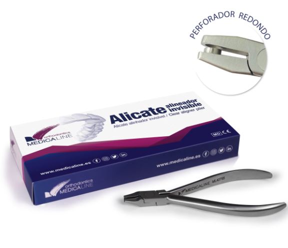 [ML40793] ALICATE CLEAR ALIGNER PREFORADOR REDONDO ML