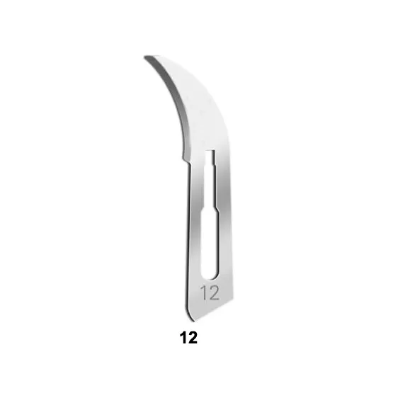 HOJAS BISTURI Nº 12 100u DENTIPAK