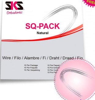 [181409] ARCO NITI SUPERELÁSTICO RECTANGULAR - SKS (Rectangular Inf. 017x025 (Natural Form))