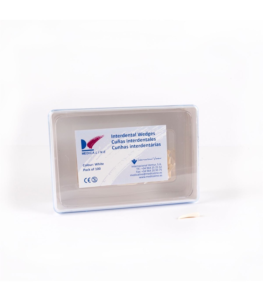 CUÑAS MADERA REPOSICIÓN(100 UD.) - MEDICALINE