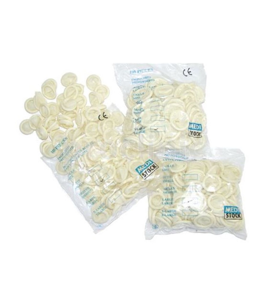 [069027] DEDALES LATEX. PROTECTOR RVG (100 U.) - MEDISTOCK (S)
