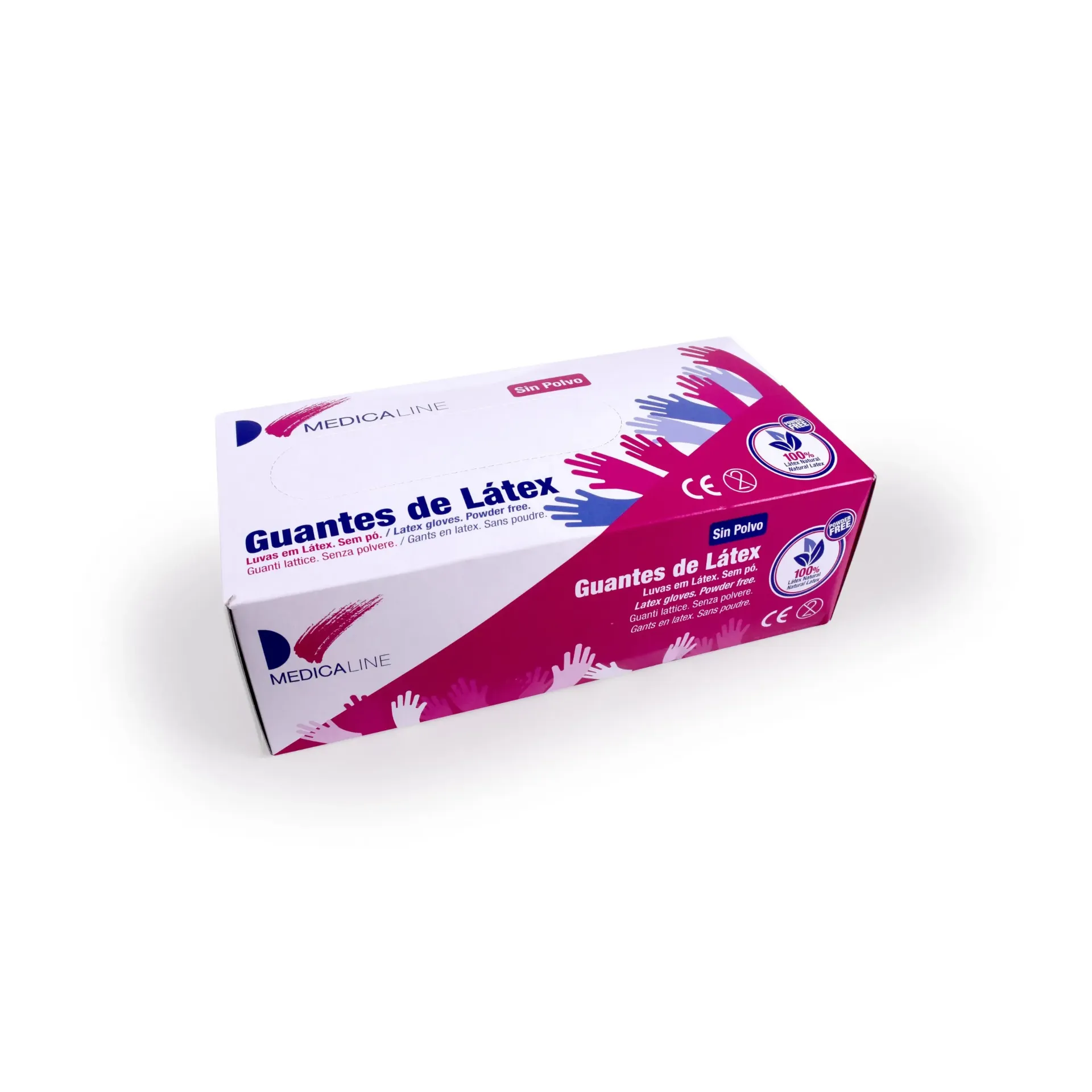 GUANTES LATEX S/P - MEDICALINE