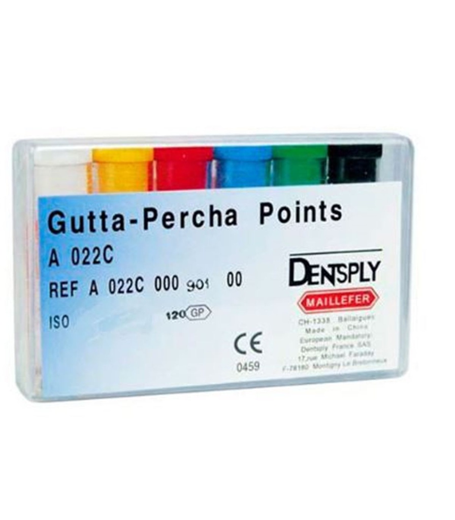 [081332] PUNTAS GUTAPERCHA Nº10 A 80 - DENTSPLY MAILLEFER (Gutapercha Surtido Nº15-40)