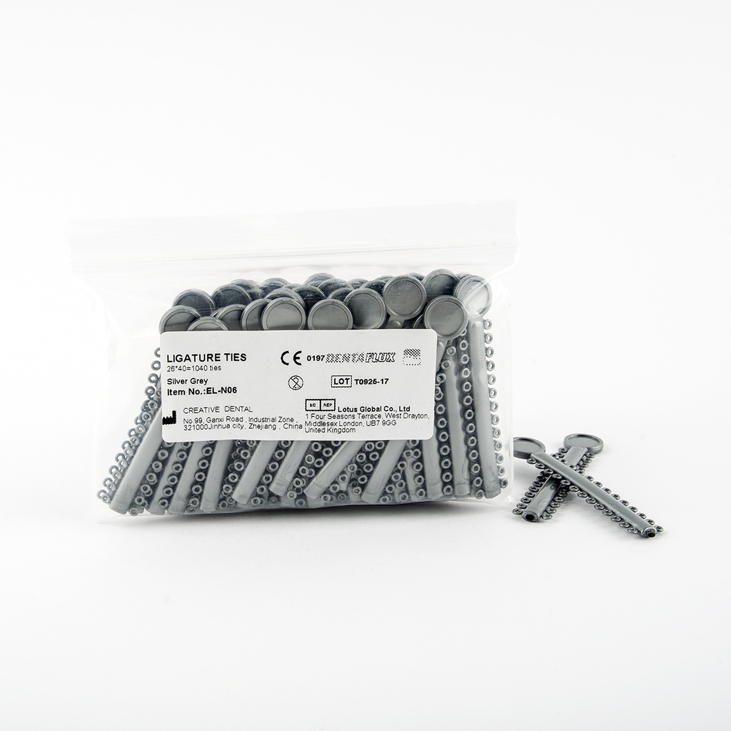 LIGADURAS ELÁSTICAS (1.040UD) - DENTAFLUX