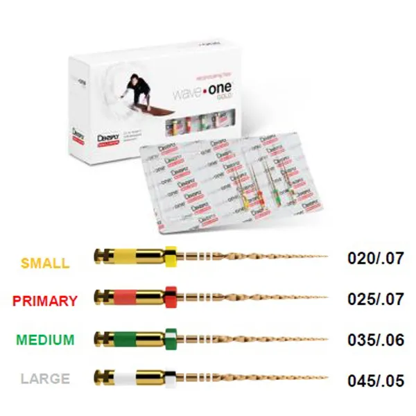 [080410] LIMAS WAVEONE GOLD (6UN.) - DENTSPLY MAILLEFER (Small 25mm)