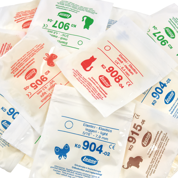 [180950] ELASTICOS INTRAORALES - LEONE (1/8 Ligera 2,5 Oz)