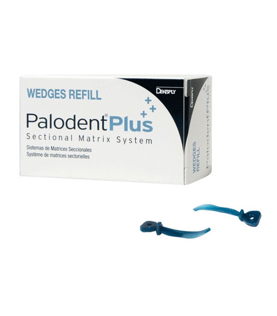 [050013] PALODENT PLUS CUÑAS (100u.) - DENTSPLY (Pequeñas / Azul Oscuro)