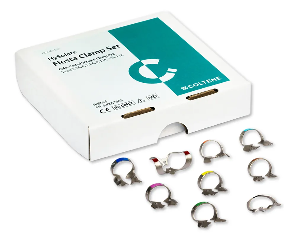 [083060] CLAMPS FIESTA HYGENIC EST. 9 UN. COLTENE H09966